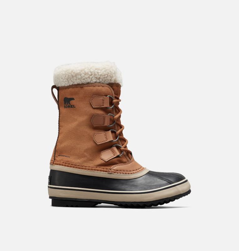 Womens Snow Boots Brown/Black - Sorel Winter Carnival™ Low - 047-ZHDUAN
